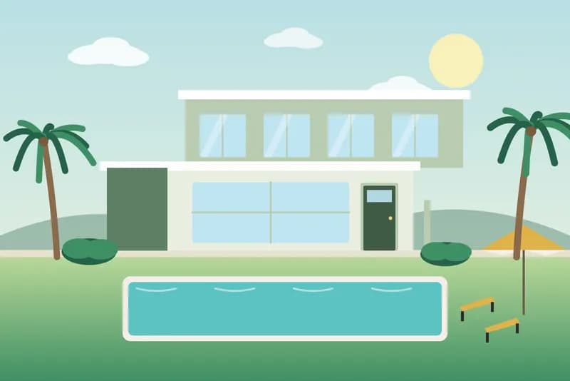 Private villa with pool, illustration: Private pool villa, Svay Dangkum